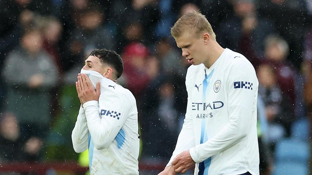 Aston Villa Hentikan Rekor Sempurna Manchester City di Premier League