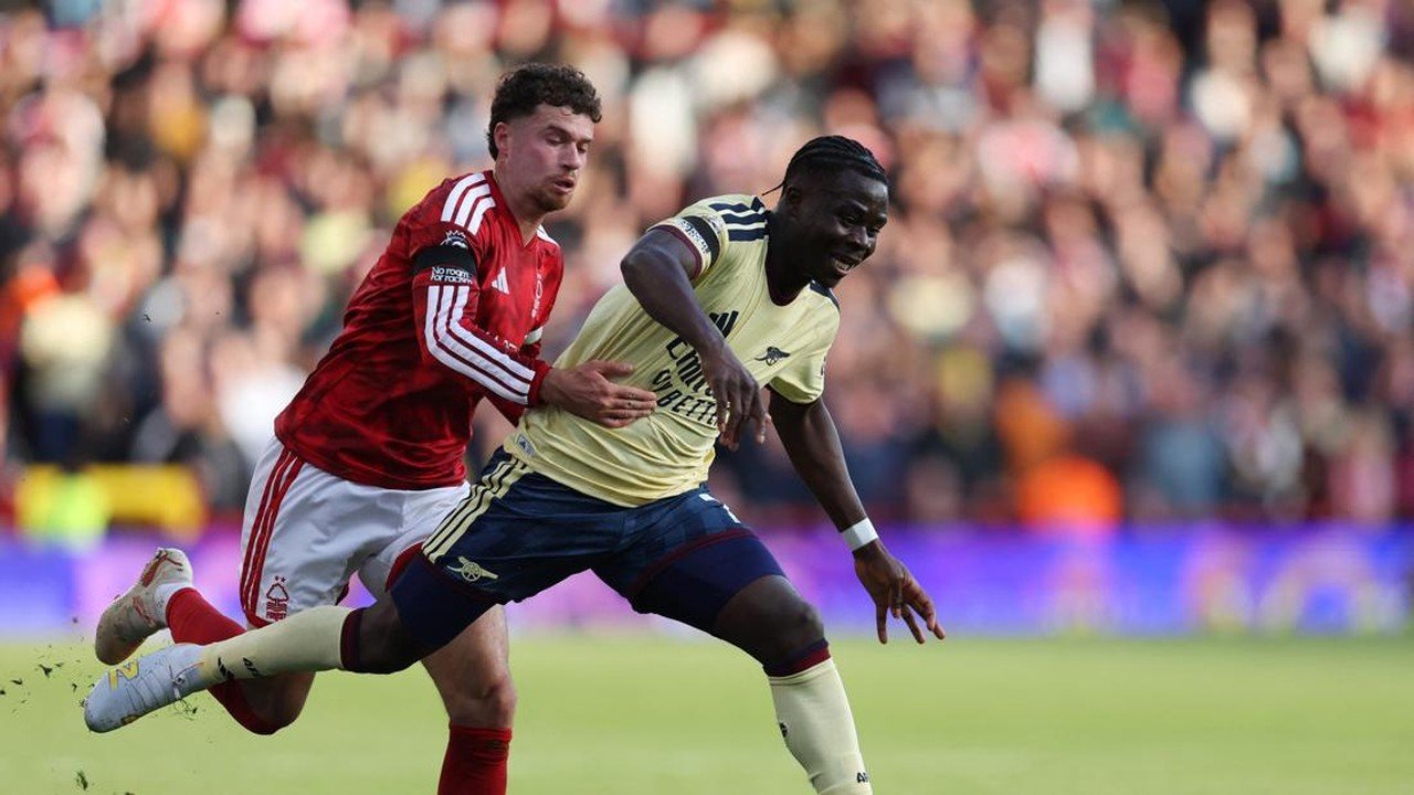 Babak Pertama Arsenal vs Nottingham Forest Berakhir Imbang Tanpa Gol