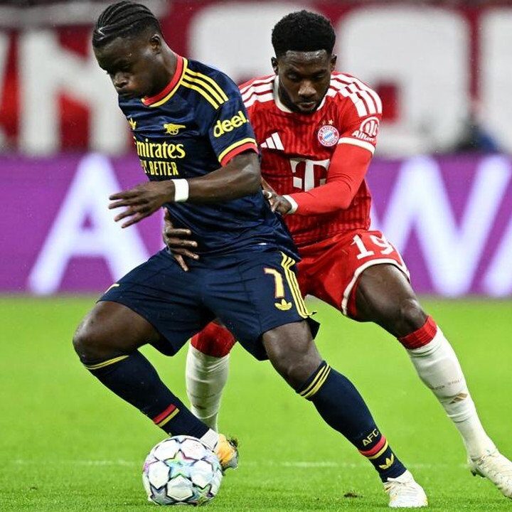 Babak Pertama Liga Champions: Bayern Munich dan Arsenal Berbagi Skor Imbang 1-1