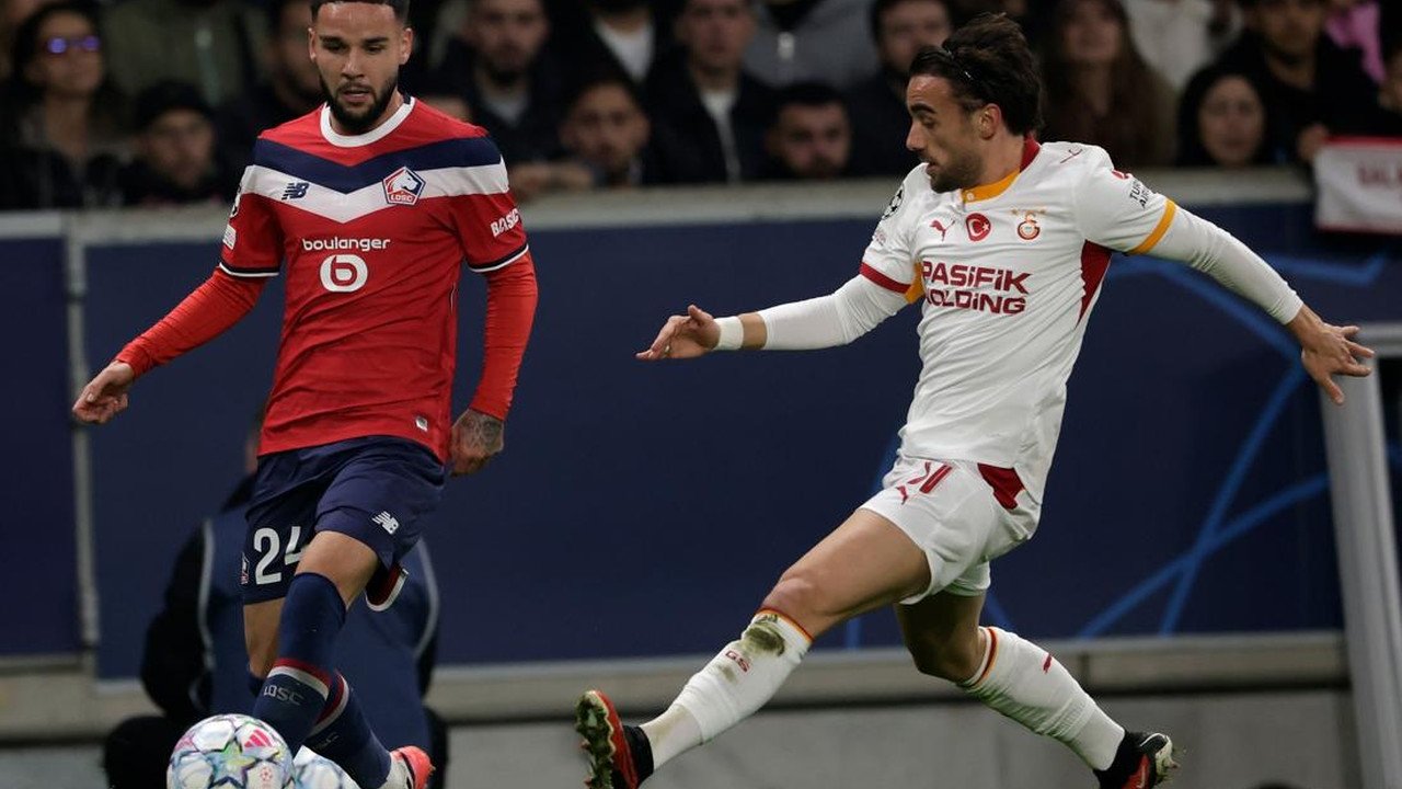 Babak Pertama Lille vs Galatasaray Berakhir Imbang 2-2, Verdonk Tampil Penuh