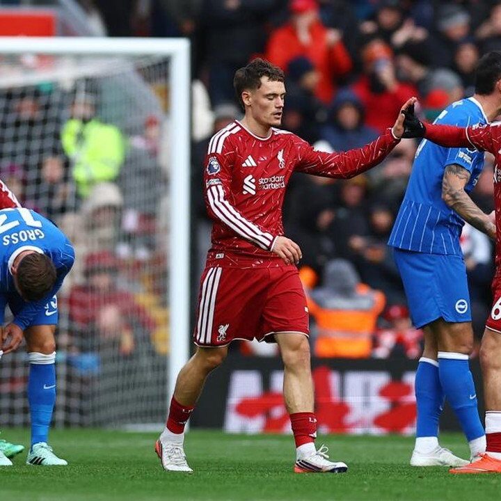 Babak Pertama Liverpool vs Brighton: Gol Bunuh Diri dan Isak Bawa The Reds Unggul 2-0