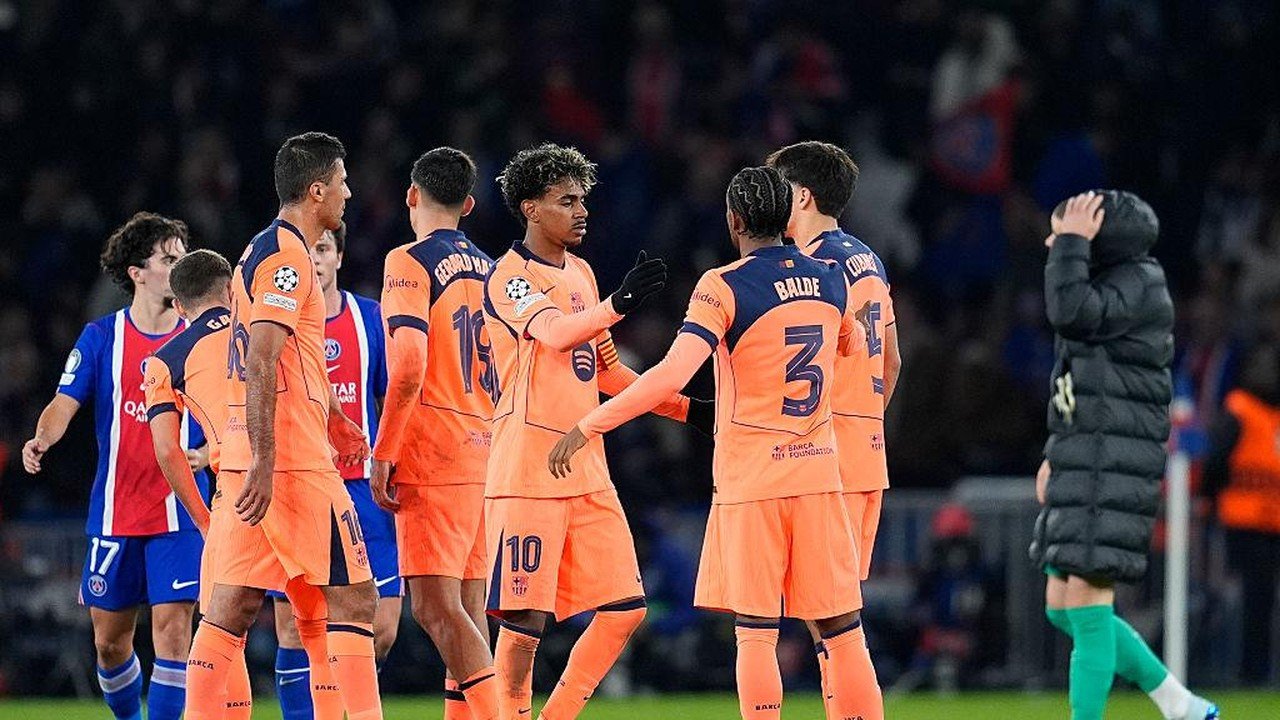 Barcelona Terjungkal di Kandang PSG, Rekor Tak Terkalahkan Musim Ini Pupus