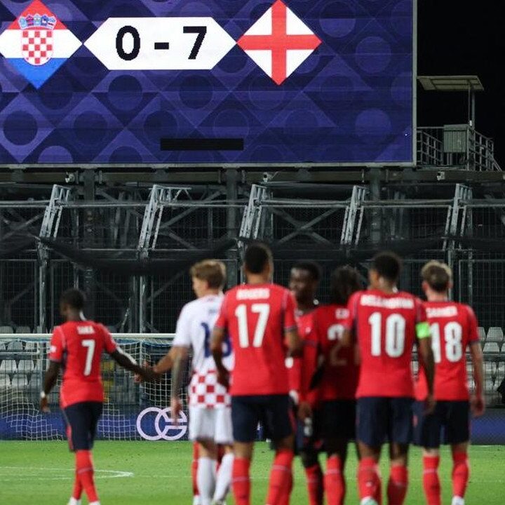 Inggris Bantai Kroasia 7-0, Pecahkan Rekor Kemenangan Terbesar Sejak 1992