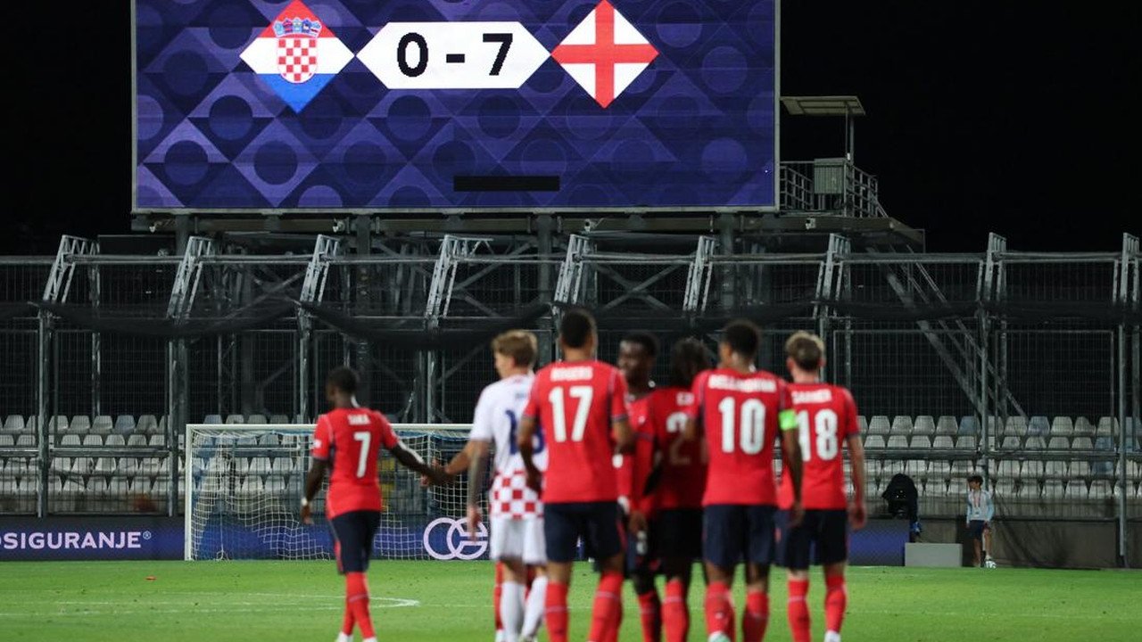 Inggris Bantai Kroasia 7-0, Pecahkan Rekor Kemenangan Terbesar Sejak 1992