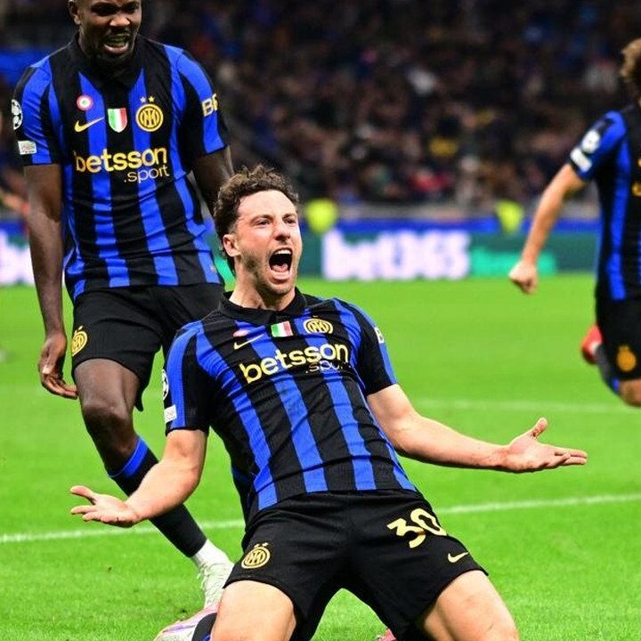 Inter Milan Raih Kemenangan Perdana Liga Champions Meski Bermain 10 Orang