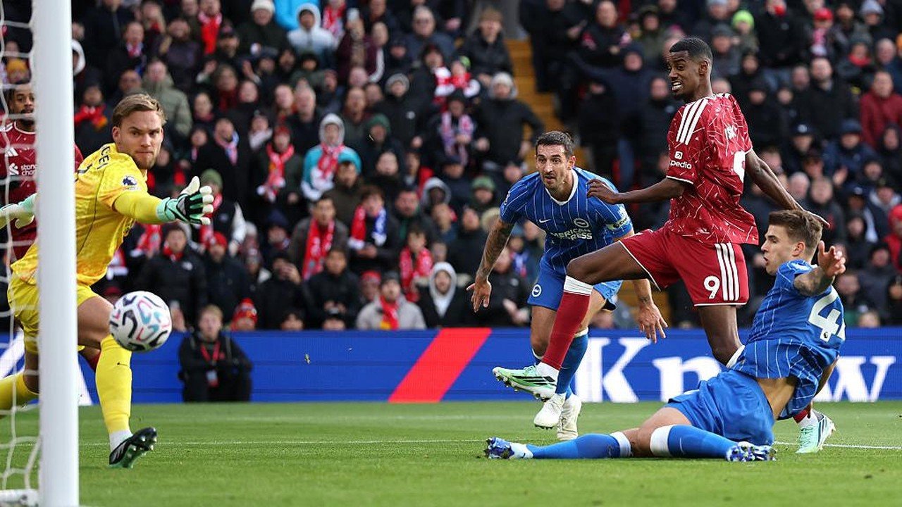 Liverpool Bungkam Brighton 2-0, Kokoh di Empat Besar Klasemen