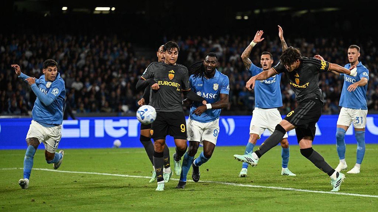 Napoli dan Roma Berbagi Poin dalam Drama 6 Gol Liga Italia