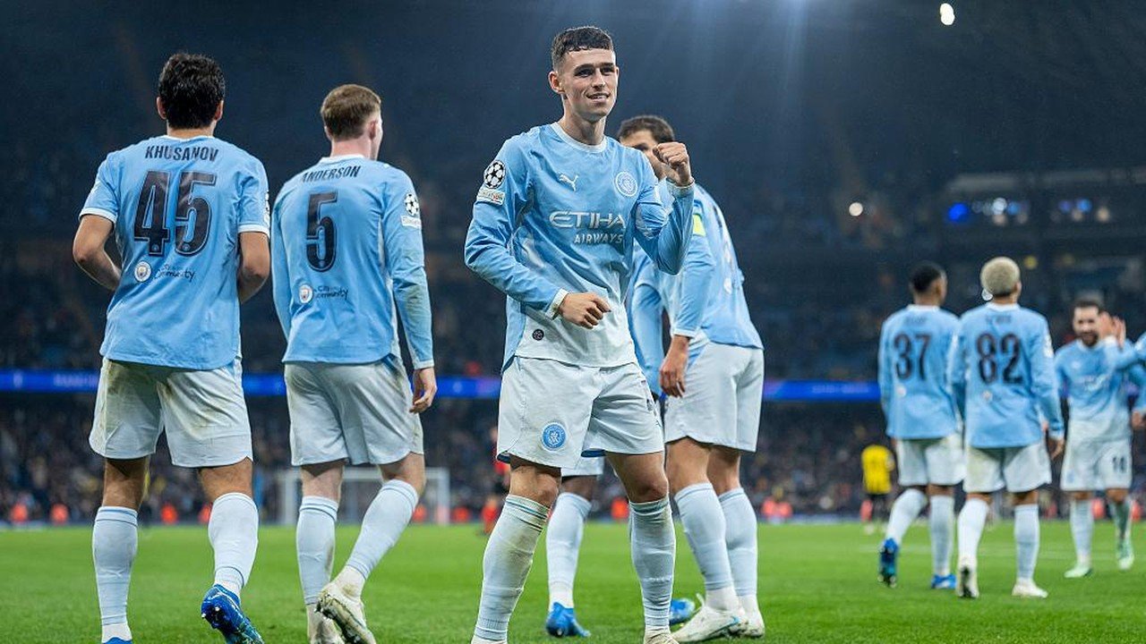 Phil Foden Cetak Hat-trick, Manchester City Pesta Gol ke Gawang AEK Athens