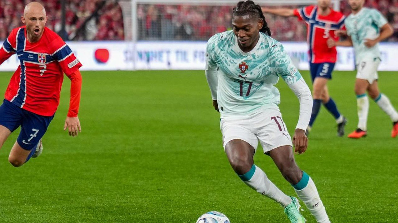 Rafael Leão Kenakan Nomor 7 Portugal Pasca Kepergian Cristiano Ronaldo